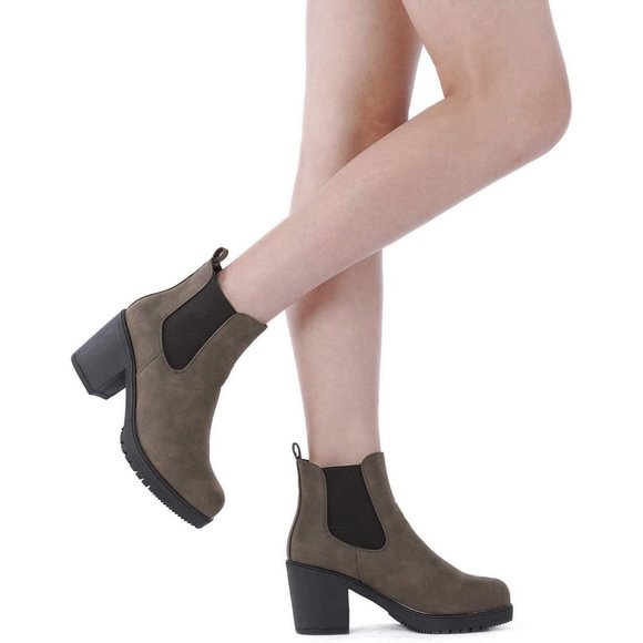 Women's FRE High Heel Chelsea Style Ankle Bootie - Picture 7 of 8